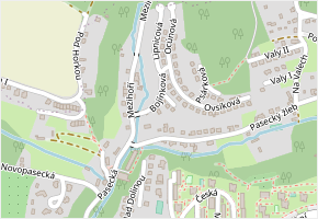 Bojínková v obci Zlín - mapa ulice