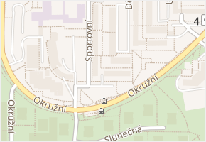Dětská v obci Zlín - mapa ulice