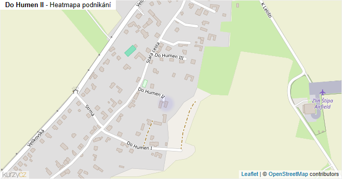 Do Humen II - mapa podnikání