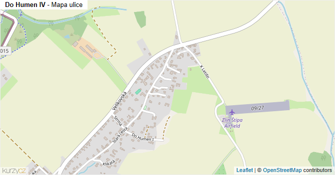 Do Humen IV - mapa ulice