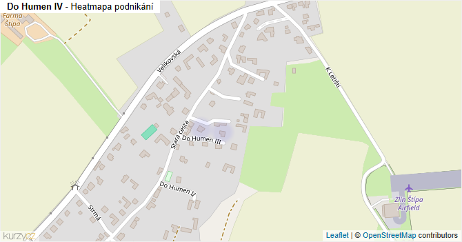 Do Humen IV - mapa podnikání