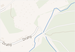 Drahy v obci Zlín - mapa ulice
