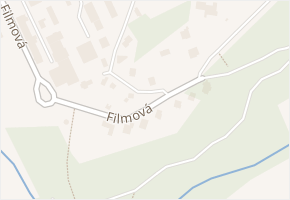 Filmová v obci Zlín - mapa ulice