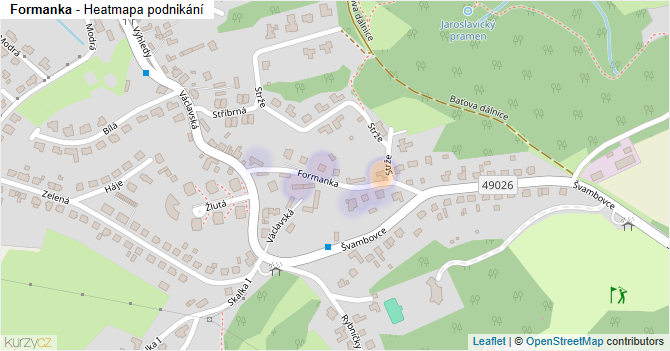 Formanka - mapa podnikání