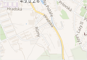 Hrnčířská v obci Zlín - mapa ulice