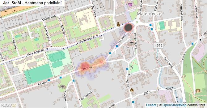 Jar. Staši - mapa podnikání