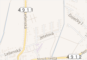 Kopretinová v obci Zlín - mapa ulice