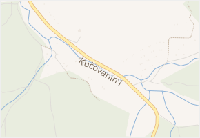 Kučovaniny v obci Zlín - mapa ulice