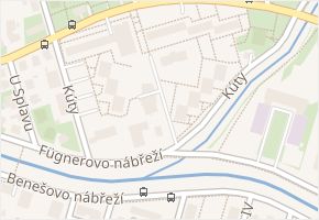Kúty v obci Zlín - mapa ulice