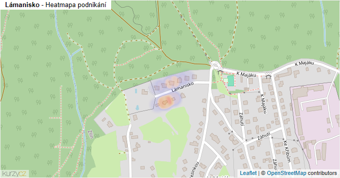 Lámanisko - mapa podnikání