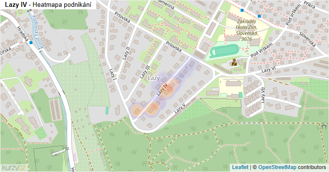 Lazy IV - mapa podnikání