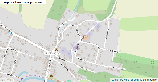 Legera - mapa podnikání