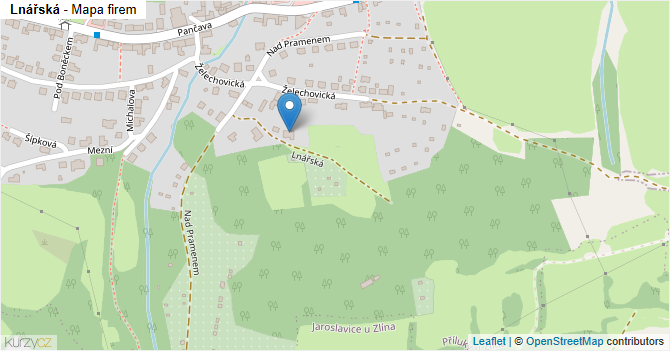 Lnářská - mapa firem