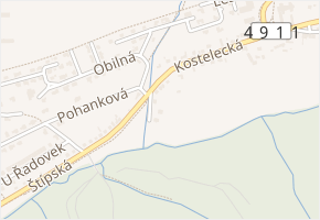 Medová v obci Zlín - mapa ulice