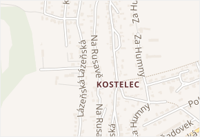 Na Rusavě v obci Zlín - mapa ulice