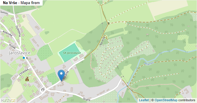 Na Vrše - mapa firem