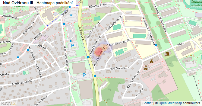 Nad Ovčírnou III - mapa podnikání