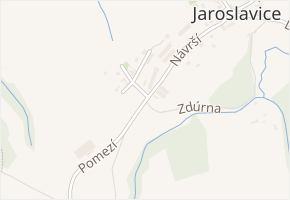 Návrší v obci Zlín - mapa ulice