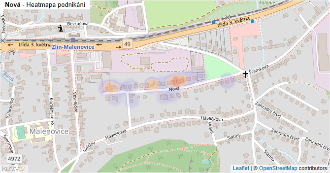 Nová - mapa podnikání