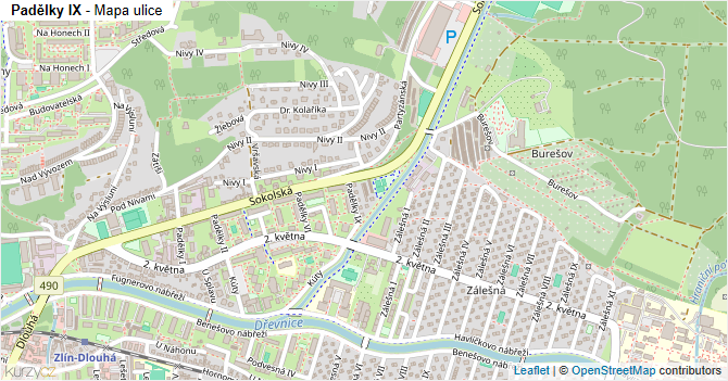 Padělky IX - mapa ulice