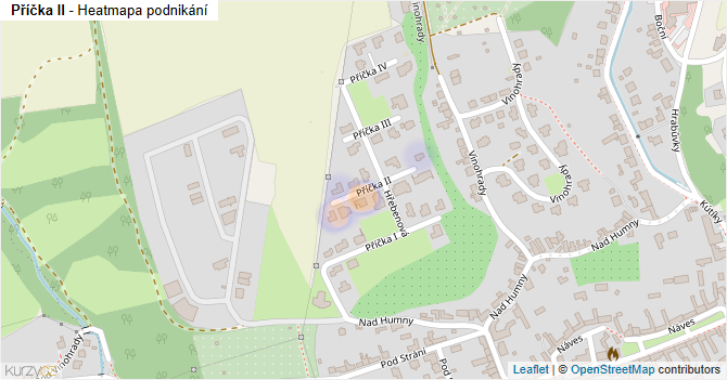 Příčka II - mapa podnikání