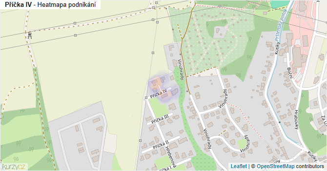 Příčka IV - mapa podnikání