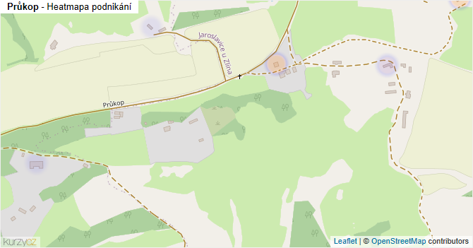 Průkop - mapa podnikání