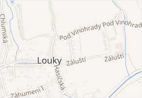 Révová v obci Zlín - mapa ulice