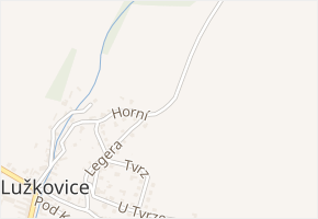 Šefranice v obci Zlín - mapa ulice