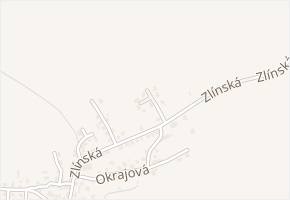 Severní v obci Zlín - mapa ulice