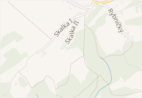 Skalka II v obci Zlín - mapa ulice