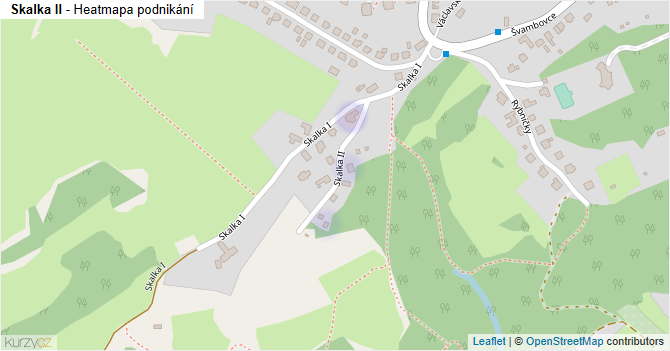 Skalka II - mapa podnikání