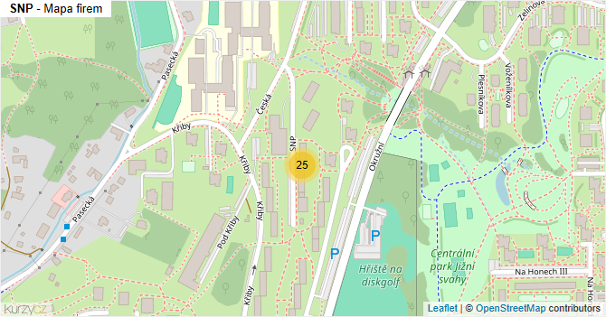 SNP - mapa firem
