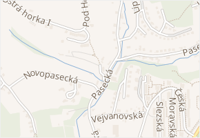 U Kaple v obci Zlín - mapa ulice