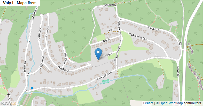 Valy I - mapa firem