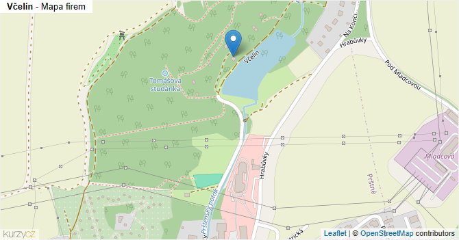 Včelín - mapa firem