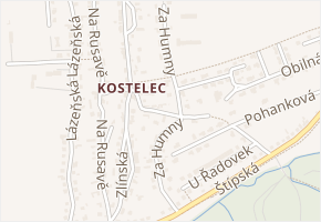 Za Kovárnou v obci Zlín - mapa ulice