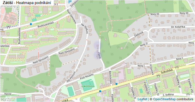 Zátiší - mapa podnikání