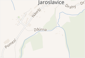 Zdúrna v obci Zlín - mapa ulice