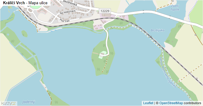 Králičí Vrch - mapa ulice