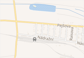 Tomanova v obci Zlonice - mapa ulice