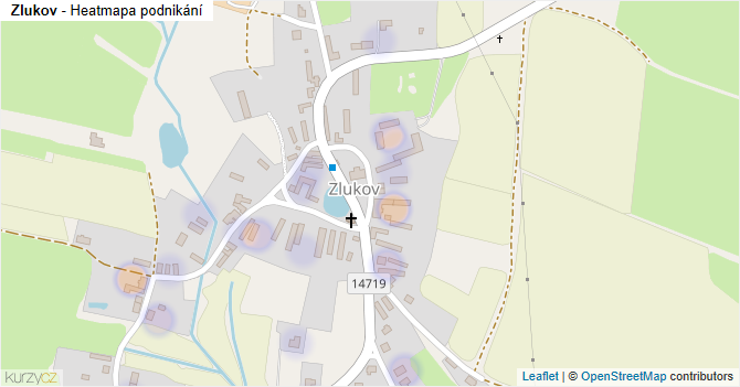 Zlukov - mapa podnikání