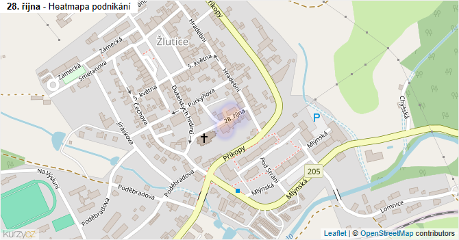 28. října - mapa podnikání