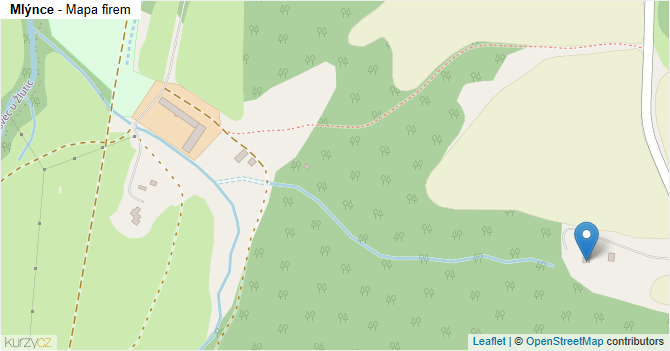 Mlýnce - mapa firem