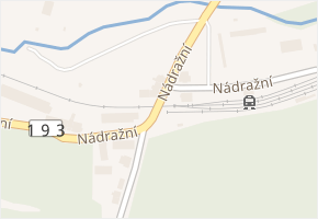 Nádražní v obci Žlutice - mapa ulice