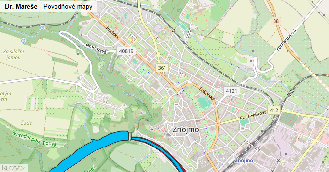 Dr. Mareše - záplavové mapy stoleté vody