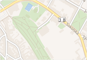 F. J. Curie v obci Znojmo - mapa ulice