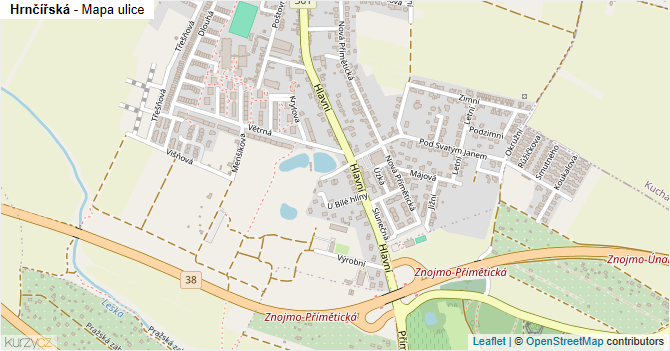 Hrnčířská - mapa ulice