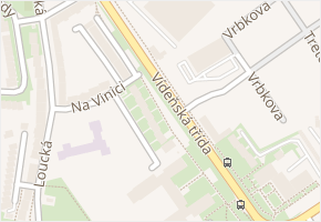 Klášterní v obci Znojmo - mapa ulice