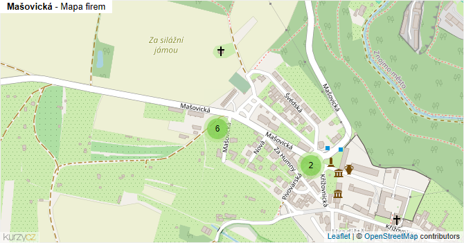 Mašovická - mapa firem